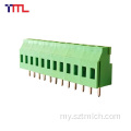 ယူရို terminal block connector အစိမ်းရောင် terminal ကို